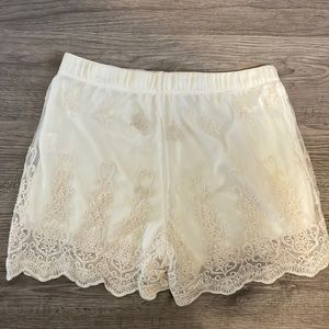 Lace shorts